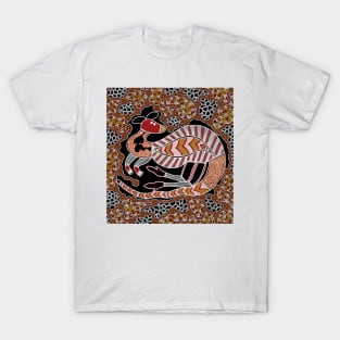 Aboriginal Art - Kangaroo Dreaming T-Shirt